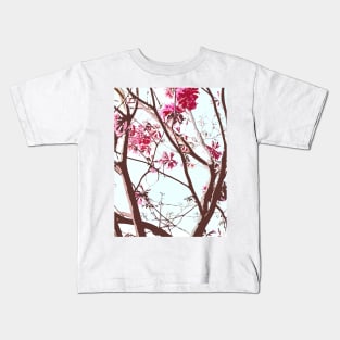 Tree Bloom, floral, flowers, nature, botanical, blossom, spring, flower, trendy, trending, summer, Kids T-Shirt